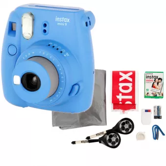 Фотоаппарат моментальной печати Fujifilm INSTAX MINI 9 COBALT SET CHAMPION