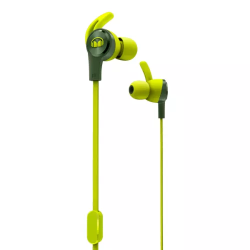 Спортивные наушники Monster iSport Achieve Green (137091-00)