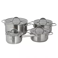 Набор посуды (нержавейка) Rondell Destiny RDS-744 4шт.: 1,2/1,8/2,7/4,8л