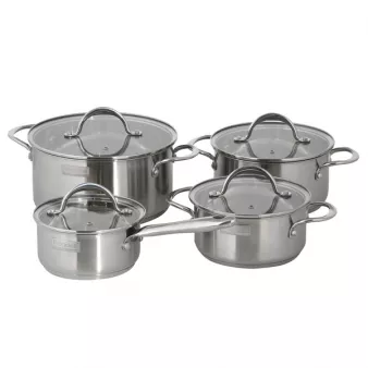 Набор посуды (нержавейка) Rondell Destiny RDS-744 4шт.: 1,2/1,8/2,7/4,8л