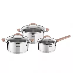 Набор посуды (нержавейка) Tefal Inspiration 3шт.: 16/20/24см (E831S614)