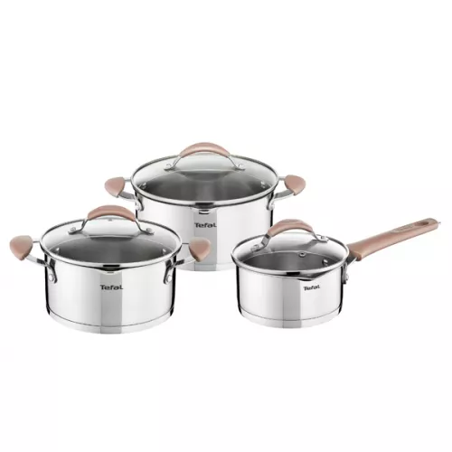 Набор посуды (нержавейка) Tefal Inspiration 3шт.: 16/20/24см (E831S614)