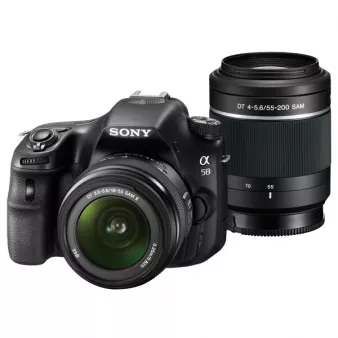 Фотоаппарат зеркальный Sony Alpha SLT-A58 Kit 18-55+55-200 Black - Аксессуары