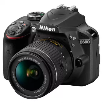 Фотоаппарат зеркальный Nikon D3400 + AF-P 18-55 VR Black