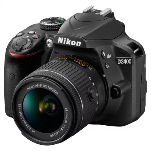 Фотоаппарат зеркальный Nikon D3400 + AF-P 18-55 VR Black