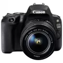 Фотоаппарат зеркальный Canon EOS 200D EF-S 18-55 III Kit Black