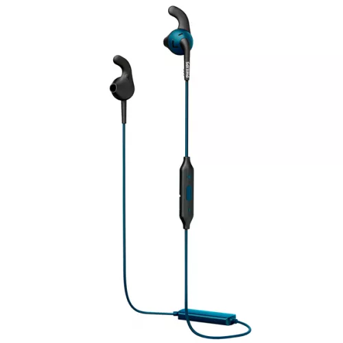 Спортивные наушники Bluetooth Philips ActionFit RunFree Blue (SHQ6500BL/00)
