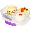 Контейнер для продуктов Sistema To-Go Triple Split 2л Violet (20920)