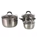 Набор посуды (нержавейка) Rondell Flamme RDS-341 3шт.: 1,3/3,2/5,7л